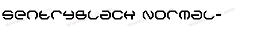 SentryBlack Normal字体转换